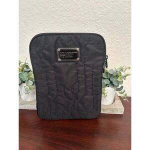 MARC by MARC JACOBS Black iPad Tablet Case Quilted Fabric